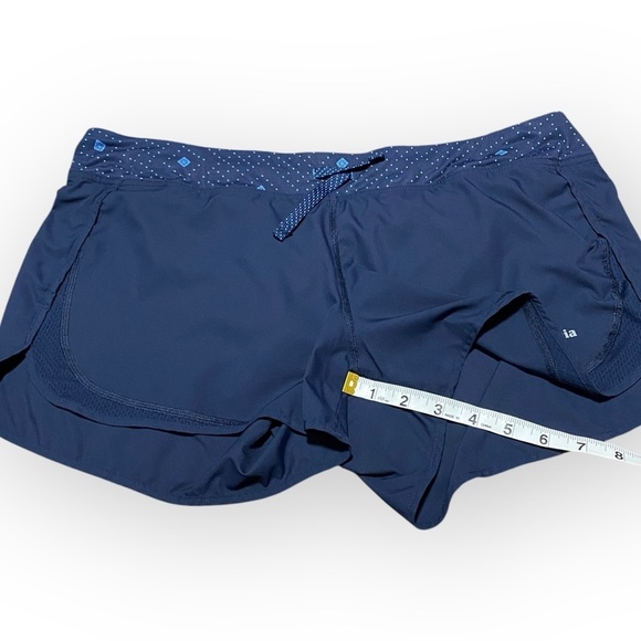 Patagonia Strider Running Shorts Navy Blue Women’s Size Large Excellent - Picture 5 of 6